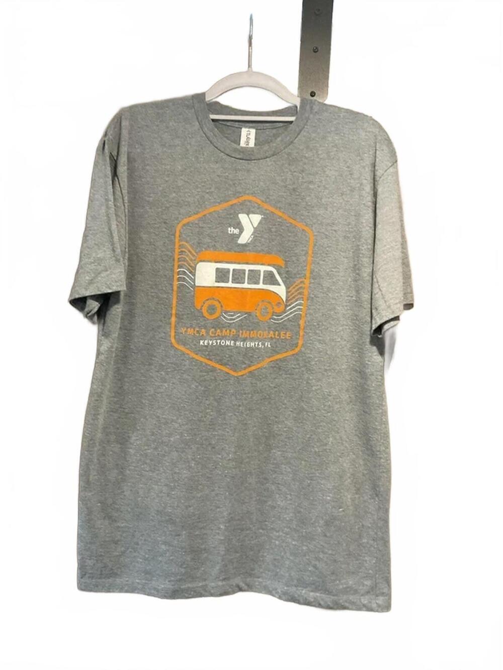 Tultex Premium 541 womens Short Sleeve Crew Neck Camp Shirt Size L